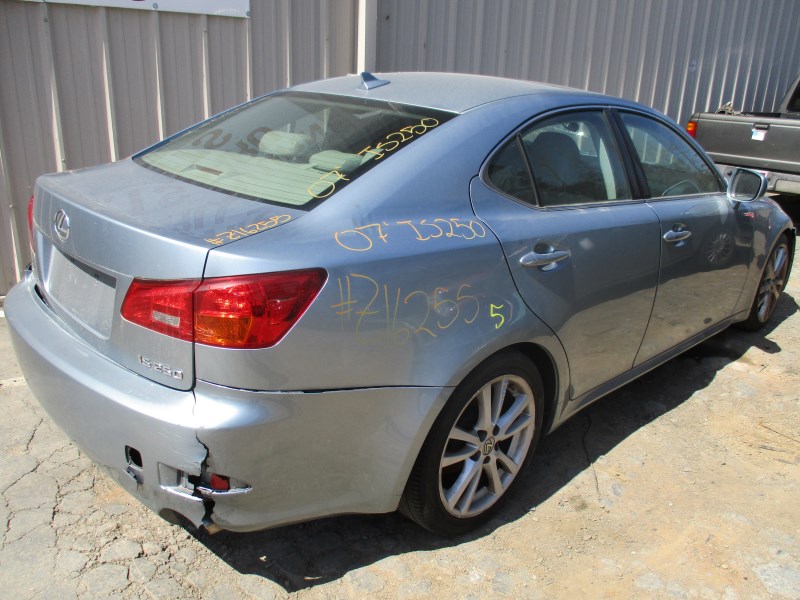 2007 LEXUS IS250 BABY BLUE 2.5L AT Z16255 RANCHO LEXUS RECYCLING